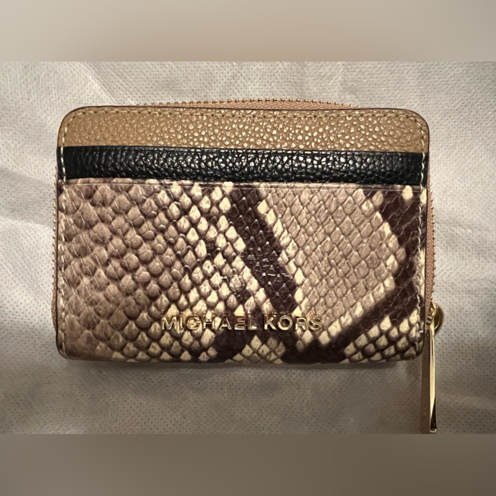 Snake Print Michael Kors Wallet